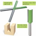 thumbnail image 3 of Broca de enrutador recta, 7 piezas de brocas de enrutador de carburo de tungsteno, brocas de enrutador de vástago de 6 mm, cortador de fresado multifunción, herramienta para trabajar la madera, 3 of 5