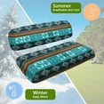 thumbnail image 5 of Yuyamidu Blue Aztec Ethnic Golf Cart Back Rest Seat Covers Gemoetric Club Cart Seat Cover Travel Sports Cart Seat Cushion Covers for 2 Person Seats Golf Cart, 2 Pack, 5 of 7
