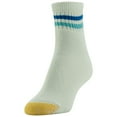 thumbnail image 2 of GOLDTOE Women's ULTRATEC Quarter Socks, 3-Pairs, White/Blue Assorted, Shoe Size:, 2 of 4