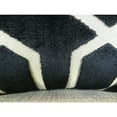 thumbnail image 4 of Plutus PB11388-2424-SP Bengal Lattice Handmade Throw Pillow, Black & Cream - 24 x 24 in., 4 of 4