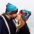 thumbnail image 5 of Lsque Colorful Ocean Sea Turtle Pattern Knitted Beanie, Unisex Winter Hat, Knit Hat Winter Beanies Thick Fisherman Beanies Cuffed Plain Skull Caps, 5 of 6