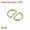 Gold Tone, variant on Metal D Ring 0.39"(10mm) D-Rings Buckle for Hardware Bags Belts Craft DIY Accessories Bronze Tone, 50pcs