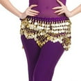 thumbnail image 3 of thinsony Chaîne de Ceinture de Danse du Ventre Violet Foncé, 3 of 9