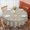 Pioneer Flower Floral-2, variant on Pioneer Flower Floral Print Pattern Round Tablecloth 70"x70", Wrinkle Resistant Wipeable Table Cover for Kitchen Dining Room Picnic Patio and Party