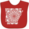 thumbnail image 3 of Inktastic Arkansas Silhouette Mandala Boys or Girls Baby Bib, 3 of 4