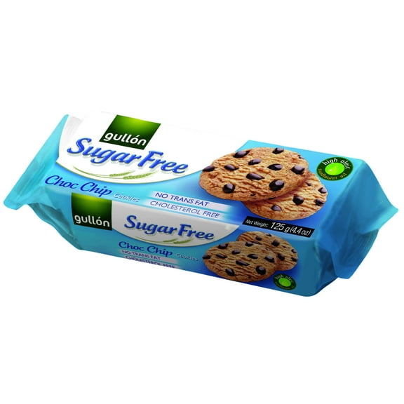 Gullon Sugar Free Chocolate Chip Cookiess, Baked, 4.4 oz.