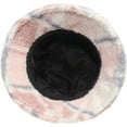 thumbnail image 5 of CoCopeaunts Plaid Bucket Hat for Women Age-Defying Casual All-Match Winter Thicken Warm Lambs Wool Windproof Fisherman Hat, 5 of 8