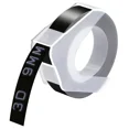 thumbnail image 2 of 4X 3D Embossing 520109 Label Tape White On Black For Dymo Organizer Xpress 12965, 2 of 5