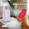 thumbnail image 4 of Frigidaire 14,000 BTU Portable Room Air Conditioner with Heat Pump, White, 4 of 9