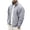 Gray, variant on Mens Cable Knit Jackets Full Zip Stand Collar Jacket Ribbed Cuff Loose Fit Casual Knit Outerwear with Side Hand Pockets(Black/L)