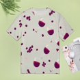 thumbnail image 5 of Wine Glass T Shirts Basic T-Shirt Short Sleeve Ladies Tee Shirt Summer Graphic Clothing, 5 of 5