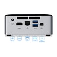 thumbnail image 3 of Intel NUC6i5SYH Mini PC, Intel Core i5-6260U Upto 2.9GHz, 8GB RAM, 2TB SSD, HDMI, Mini DisplayPort, Card Reader, Wi-Fi, Bluetooth, Windows 10 Pro, 3 of 7