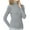 Gray, variant on GigrtiJin Women's Turtleneck Sweater Long Sleeves Casual Bottoming Sweaters Top Solid Color Comfy Slim Pullover Blouse