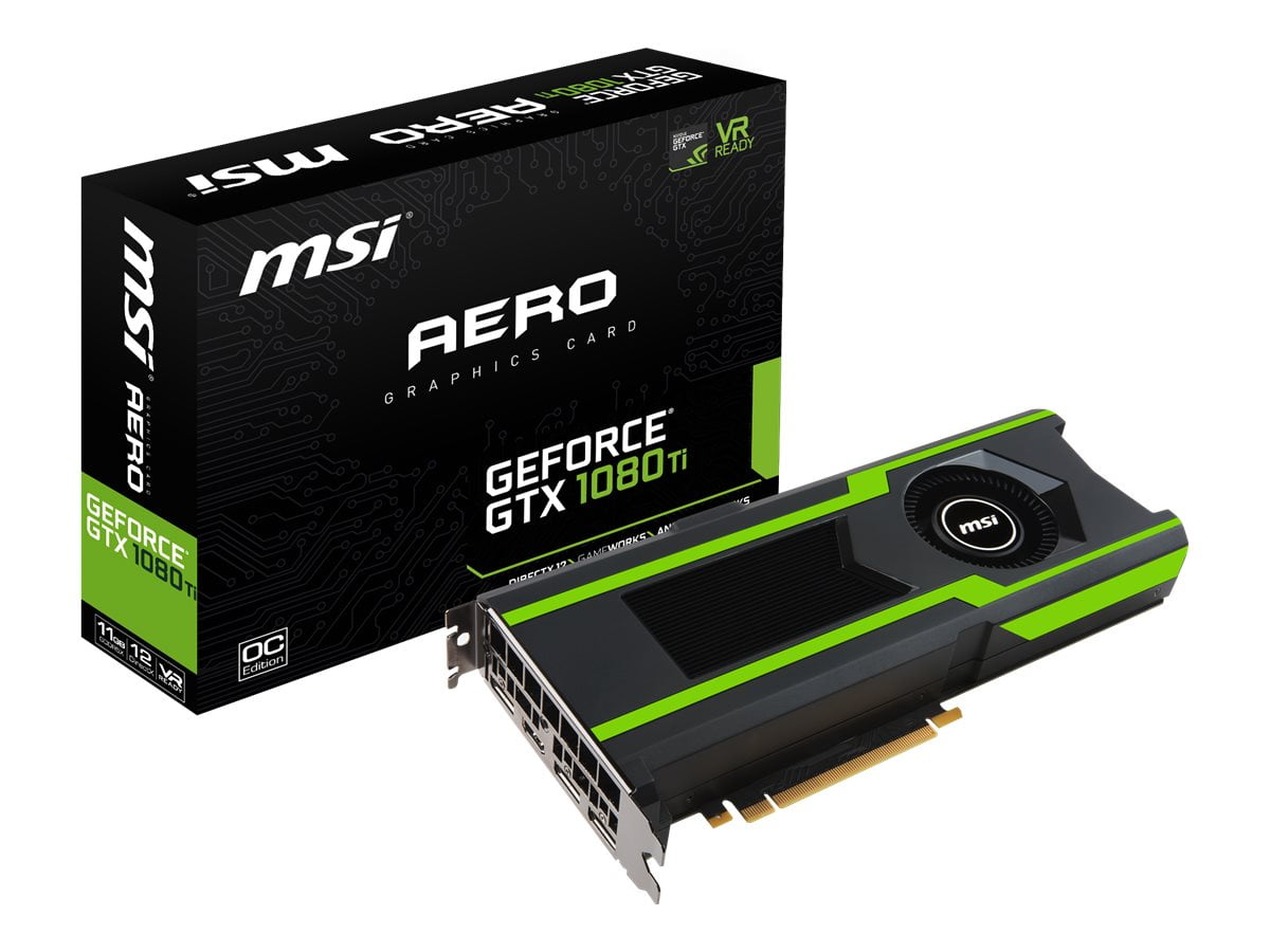 MSI GeForceÂ® GTX 1080 TI Aero 11G OC - Walmart.com