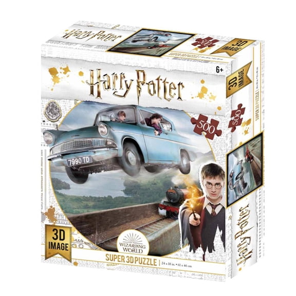 Harry Potter Super 3D Puzzle, 500 Piece (Ford Anglia)