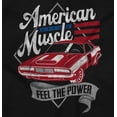 thumbnail image 2 of American Muscle Car Vintage Classic Men's Graphic T Shirt Tees Brisco Brands S, 2 of 6