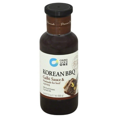 Chung Jung One Galbi Sauce & Marinade for Beef, 17.6 Oz (Pack of (Best Brisket Marinade For Smoking)