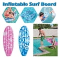 thumbnail image 3 of XDGJTBFMY Inflatable Surf Board, Inflatable Surf Board Decoration Theme Beach Pool Toy, Tropical Theme Inflatable Pool Surfboard Float Summer Beach Party Decoration Supplies, 3 of 6