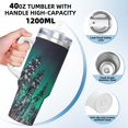 thumbnail image 3 of KLL Northern Lights 2 Print 40oz Stainless Steel Insulated Car Cup Coffee Mug with Spillproof Lid - Keep Your Drink Hot or Cold on the Go, 3 of 8