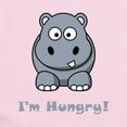 thumbnail image 2 of CafePress - I'm Hungry Hippo Infant Bodysuit - Baby Light Bodysuit, Size Newborn - 24 Months, 2 of 4