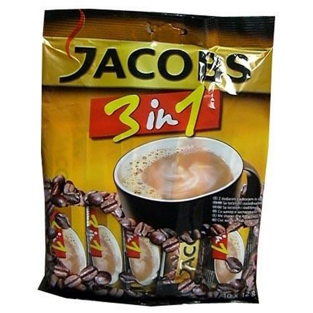 Jacobs 3 in 1 Instant Coffee 10pk (10 x 12g) 120g