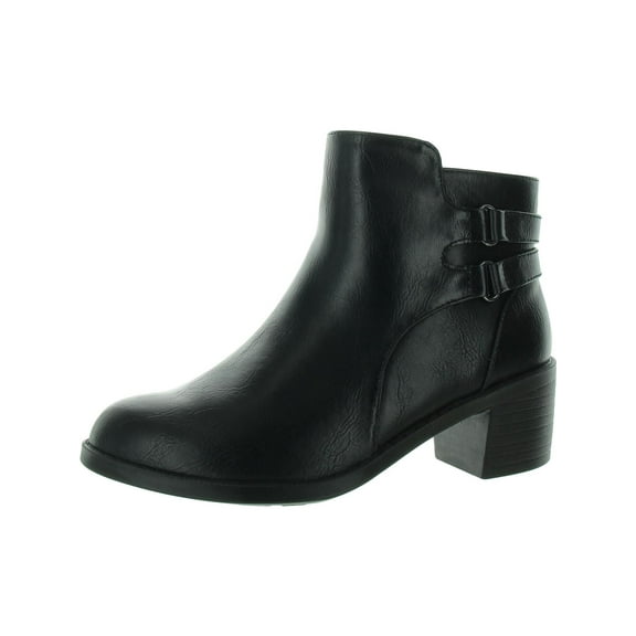 Easy Street Womens Murphy Harness Faux Leather Booties