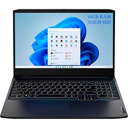 Lenovo Newest IdeaPad 3i 15.6  FHD 120Hz Refresh Rate Gaming Laptop  Intel 4-Core i5-11300H  16GB RAM 512GB SSD  NVIDIA GeForce GTX1650  WIFI6  Type-C  HDMI  RJ45  Backlit Keyboard  Win10 Home