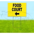 thumbnail image 1 of Food Court 2 Left (18" x 24") Yard Sign, Includes Metal Step Stake, 1 of 6