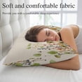 thumbnail image 5 of Sage Green Yellow Spring Floral Pillow Covers 12"x20", Watercolor Botanical Summer Flowers Soft Brushed Breathable Throw Pillow Covers, Pillowcase with Zipper for Couch Sofa Bedroom Living Room, 5 of 9