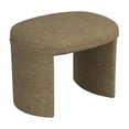 thumbnail image 5 of HomePop Quinn Upholstered Ottoman, Mocha Velvet, 5 of 10