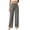 #06 Gray 【Mix, Match & Rotate: Stock Up on Daily Colors】, variant on Women's & Women's Plus Straight Leg Pants, Button Zip Closure Solid Pants with Side Pockets, Lounge Business Casual Office Wear | VerBelle,Army Green L