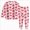 V167-Watermelon Red, variant on boobe Baby Girl Fall Winter Outfits Toddler Clothes Long Sleeve Floral Graphic Crewneck Sweatshirt Joggers Pants Set
