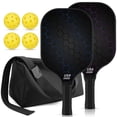 thumbnail image 1 of Palas de pickleball Jobunai T300 de fibra de carbono, 2 unidades, ligeras, 1 of 6