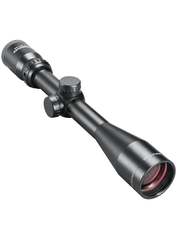 Tasco World Class 4-12x40 Riflescope With Rings Black