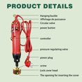 thumbnail image 4 of Electric capping machine 80w, handheld electric capping machine, 10-50mm sealing diameter bottle cap sealing machine, 110v voltage, 4 of 5