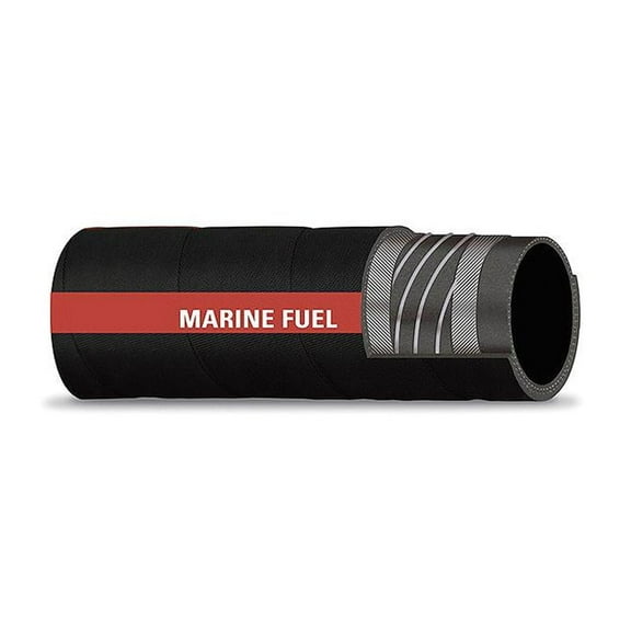 Seachoice 23711 Type A2 Hardwall Single Wire Fuel Tank Fill Hose - 350 Series, 1-1/2" x 10'