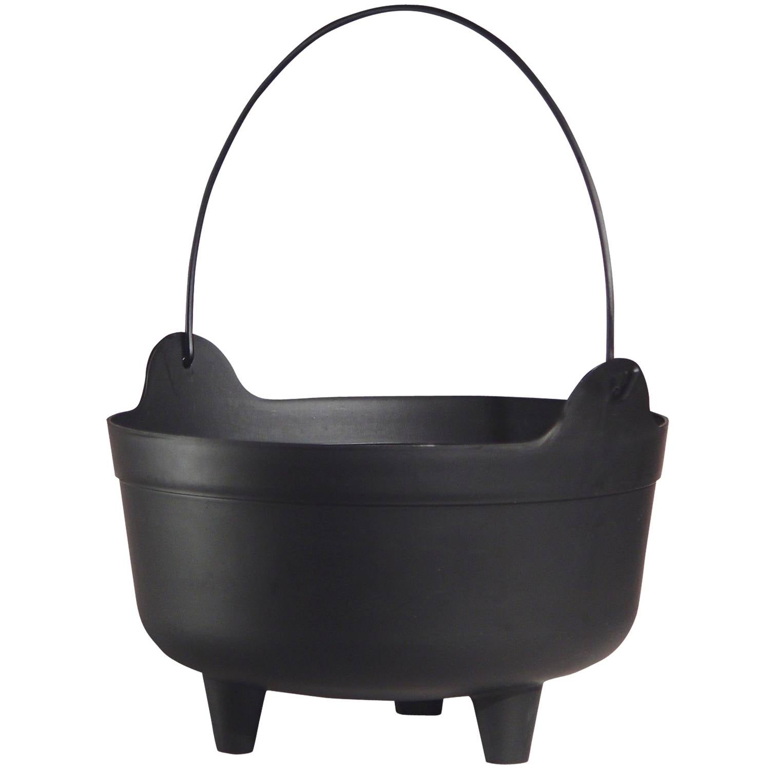 Small Black Kettle Halloween Decoration
