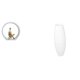 thumbnail image 1 of Estatua de niña,Estatuas de mujeres y niñas,figuritas decorativas elegantes,Cubierta de lámpara de pie,Lámpara de pie con pantalla de papel de arroz,decoración para lámpara,Pantalla de, 1 of 8