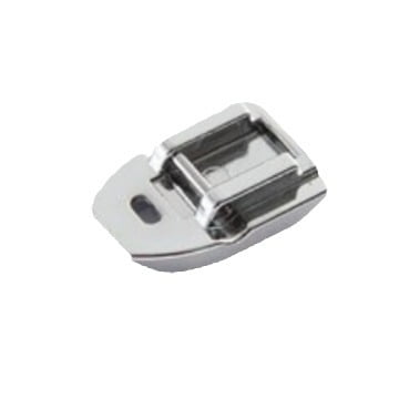 7306A Pied presseur invisible pour fermeture éclair compatible avec tous les modèles à tige basse Snap-OnSinger, Brother, Babylock, Euro-Pro, Janome, Kenmore, Blanc