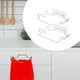 thumbnail image 3 of Solicador de bolsas de basura portátil de 2 pcs soporte de bolsa de basura de acero inoxidable para casa, 3 of 5