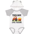 thumbnail image 3 of Inktastic Farming Cute Boy Loves Tractors Boys Baby Bodysuit, 3 of 5