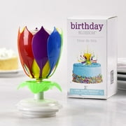 Happy Birthday Musical Flower 14 Wick Rotating Lotus Candle Decor,.02 lb,1