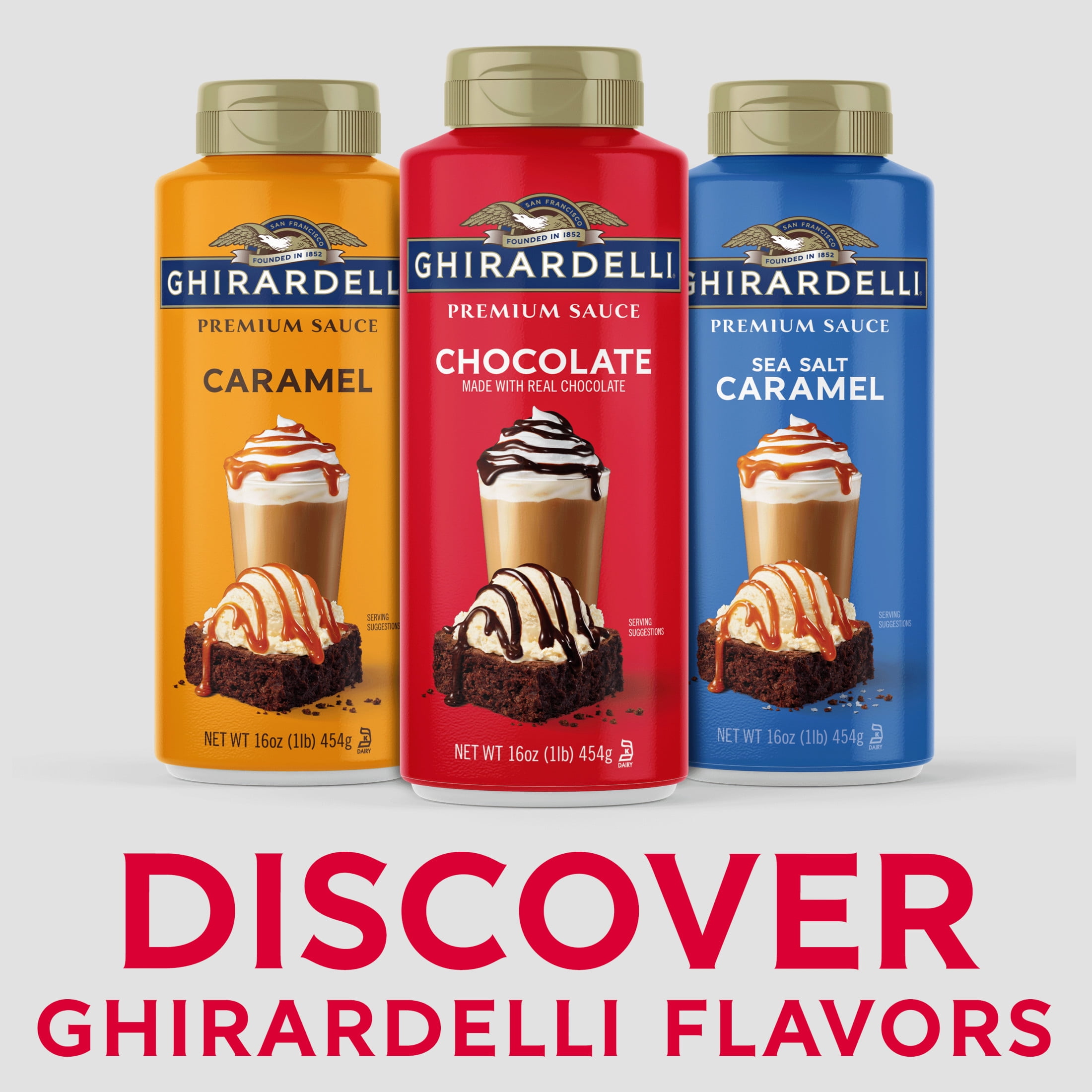 GHIRARDELLI Premium Chocolate Sauce, 16 oz Bottle