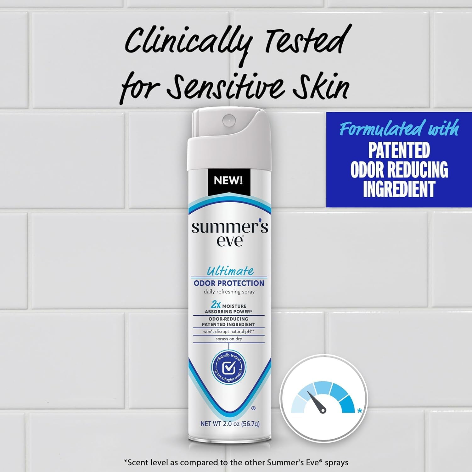Summer's Eve Ultimate Odor Protection, Feminine Spray 2 oz, 1 CT (3-Pack)