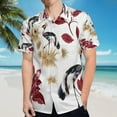 thumbnail image 5 of High Quality Hawaiian Shirts for Men Short Sleeve Aloha Beach Shirt Floral Summer Casual Button Down Shirts Blouses 5GQG78, 5 of 7