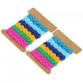 thumbnail image 3 of Color Zigzag Ribbon Color Ribbon Zigzag Lace Ribbon Color Wave Ribbon 2Pcs Color Zigzag Ribbon DIY Hand Made Material Cloth Hair Accessories Sewing Decoration 8mm, 3 of 8
