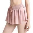 thumbnail image 4 of Shorts Athlétiques Décontractés pour Femmes Haute Élasticité et Doux pour Vélo Cyclisme Randonnée L Rose Fluorescent, 4 of 4