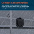 thumbnail image 3 of Toma de corriente resistente al agua con brida, 15A, para exteriores ONLINE LED STORE, 3 of 7