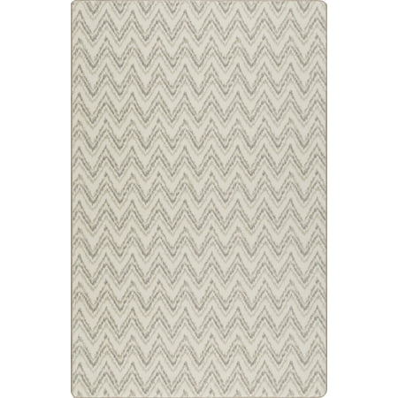 Milliken Imagine Area Rug GALLOWAY Galloway Silver Chevrons Triangles 2 8 x 3 10 Rectangle