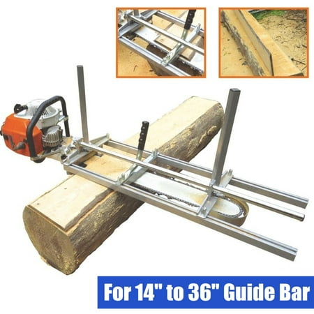 Grtsunsea Portable 90cm Chainsaw Mill Planking Milling 14